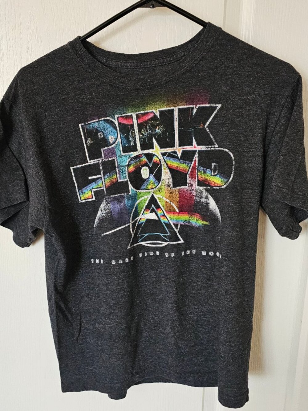 Pink Floyd Dark Side of the Moon Black Graphic T-shirt | **Youth** size 14/16